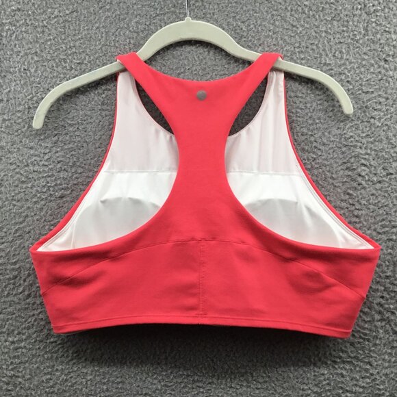 Zella Double Layer Racerback Sports Bra Coral Pink XL‎ - Picture 2 of 4